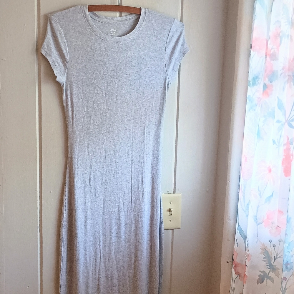 Aerie Grey Maxi Dress